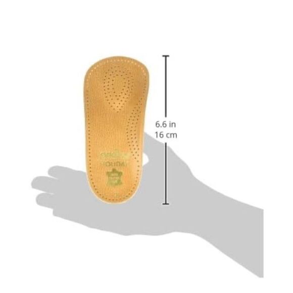 NEW Women's Size 8 Orthopedic Shoe Insole Inserts Arch Support Leather Comfort - Picture 10 of 11